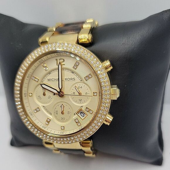 MICHAEL KORS Parker MK5688 Women Stainless Steel Analog Dial Quartz Watch AM569 - Picture 3 of 10